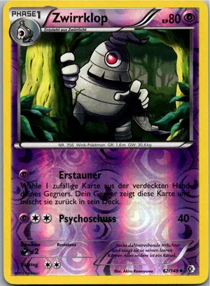 Pokémon-Karte Zwirrklop 62/149 Überschrittene Schwellen