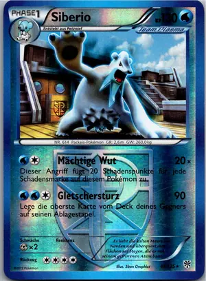 Pokémon-Karte Siberio 41/135 Plasma-Sturm