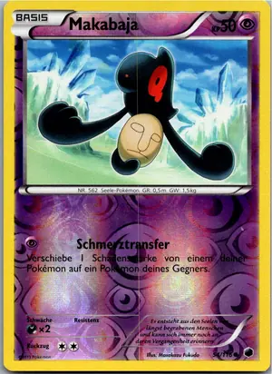 Pokémon-Karte Makabaja 54/116 Plasma-Frost