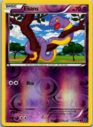 Pokémon-Karte Ekans Rettan 47/146 XY