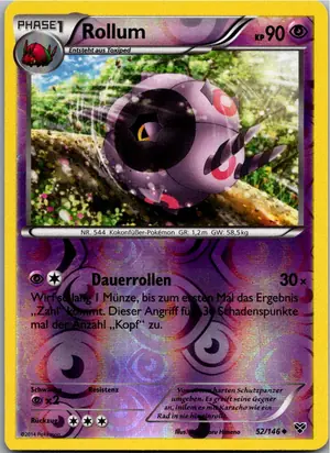Pokémon-Karte Rollum 52/146 XY
