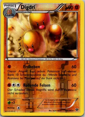 Pokémon-Karte Digdri 59/146 XY