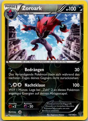 Pokémon-Karte Zoroark 73/146 XY