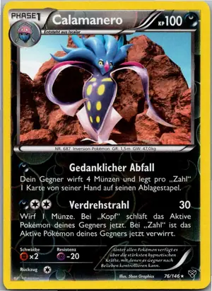 Pokémon-Karte Calamanero 76/146 XY