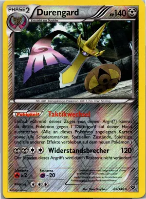 Pokémon-Karte Durengard 85/146 XY