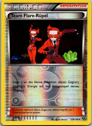 Pokémon-Karte Team Flare-Rüpel 129/146 XY