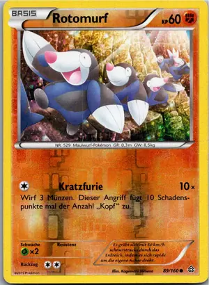 Pokémon-Karte Rotomurf 89/160 Protoschock