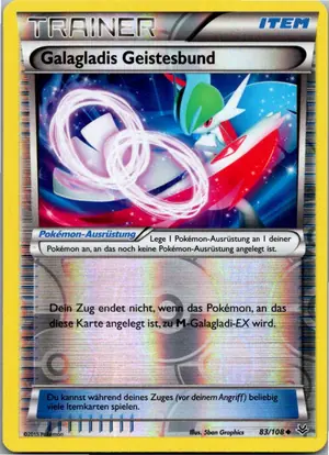 Pokémon-Karte Galagladis Geistesbund 83/108 Drachenleuchten