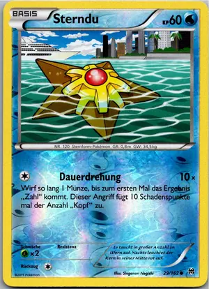 Pokémon-Karte Sterndu 29/162 TURBOstart