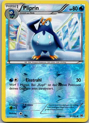 Pokémon-Karte Pliprin 37/162 TURBOstart