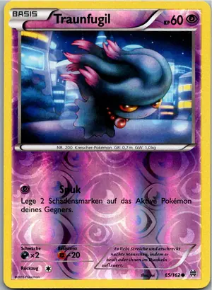 Pokémon-Karte Traunfugil 65/162 TURBOstart
