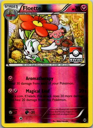 Pokémon-Karte Floette 102/162 TURBOstart