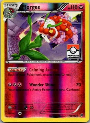 Pokémon-Karte Florges 103/162 TURBOstart