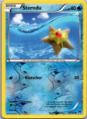 Pokémon-Karte Sterndu 25/122 TURBOfieber