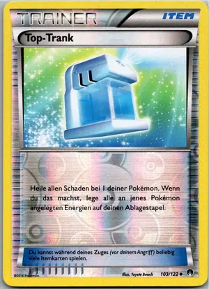 Pokémon-Karte Top-Trank 103/122 TURBOfieber