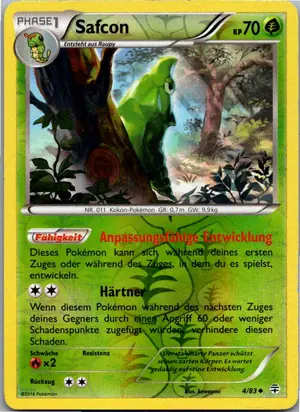 Pokémon-Karte Safcon 4/83 Generationen
