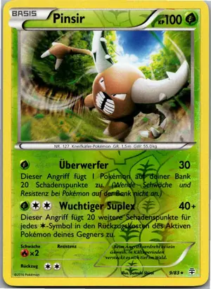 Pokémon-Karte Pinsir 9/83 Generationen