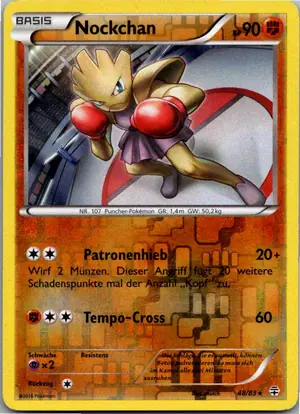 Pokémon-Karte Nockchan 48/83 Generationen