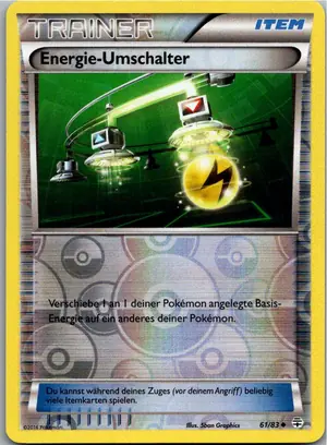 Pokémon-Karte Energie-Umschalter 61/83 Generationen