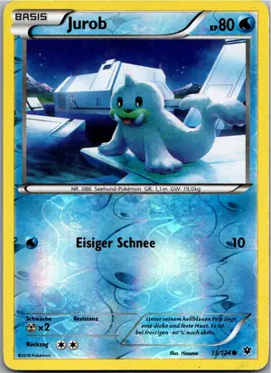 Pokémon-Karte Jurob 15/124 Schicksalsschmiede