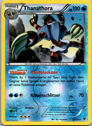 Pokémon-Karte Thanathora 23/124 Schicksalsschmiede
