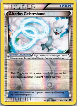 Pokémon-Karte Altarias Geistesbund 91/124 Schicksalsschmiede