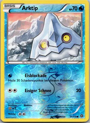 Pokémon-Karte Arktip 36/114 Dampfkessel