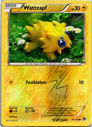 Pokémon-Karte Wattzapf 41/114 Dampfkessel