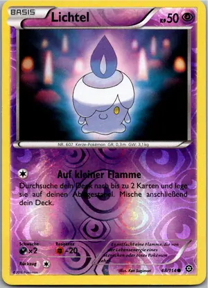 Pokémon-Karte Lichtel 48/114 Dampfkessel