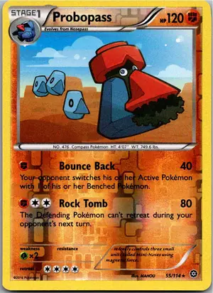 Pokémon-Karte Probopass Voluminas 55/114 Dampfkessel