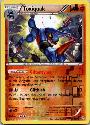 Pokémon-Karte Toxiquak 59/114 Dampfkessel