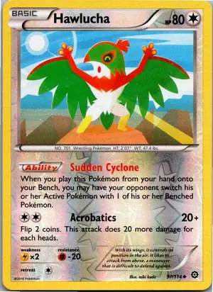 Pokémon-Karte Hawlucha Resladero 97/114 Dampfkessel