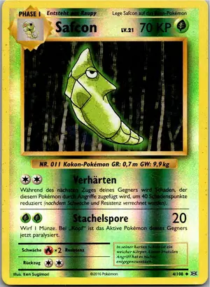 Pokémon-Karte Safcon 4/108 Evolution