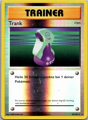 Pokémon-Karte Trank 83/108 Evolution