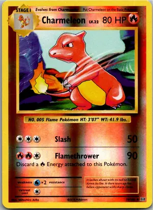 Pokémon-Karte Charmeleon Glutexo 10/108 Evolution