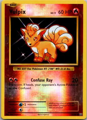 Pokémon-Karte Vulpix 14/108 Evolution
