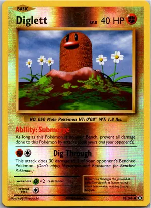 Pokémon-Karte Diglett Digda 55/108 Evolution