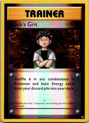Pokémon-Karte Brock's Grit 74/108 Evolution