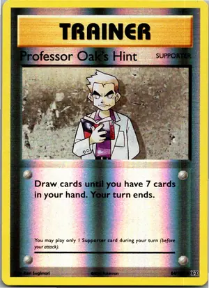 Pokémon-Karte Professor Oak's Hint 84/108 Evolution