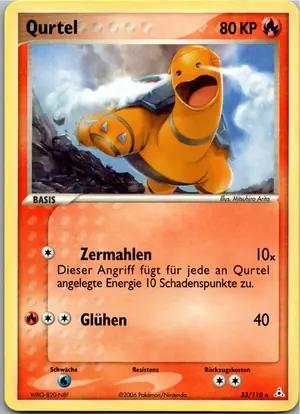 Pokémon-Karte Qurtel 33/110 EX Holon Phantoms