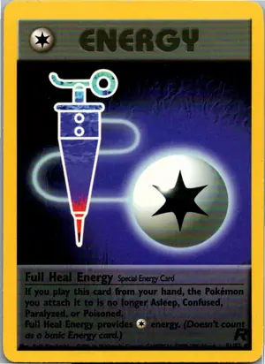 Pokémon-Karte Full Heal Energy Hyperheiler-Energie 81/82 Team Rocket