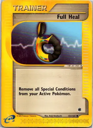 Pokémon-Karte Full Heal Hyperheiler 154/165 Expedition