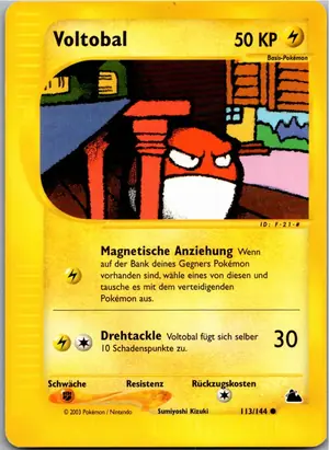 Pokémon-Karte Voltobal 113/144 Skyridge
