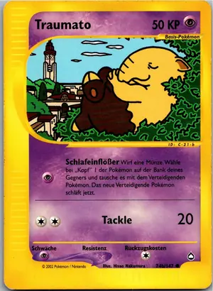 Pokémon-Karte Traumato 74b/147 Aquapolis