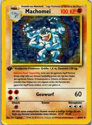 Pokémon-Karte Machomei 8/102 Grundset