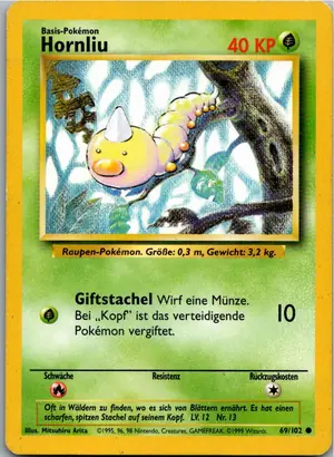 Pokémon-Karte Hornliu 69/102 Grundset