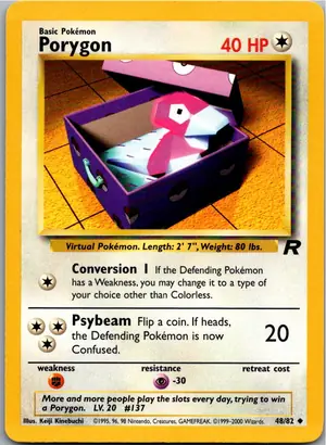 Pokémon-Karte Porygon 48/82 Team Rocket