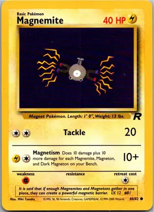 Pokémon-Karte Magnemite Magnetilo 60/82 Team Rocket