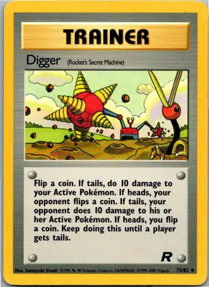 Pokémon-Karte Digger Bagger 75/82 Team Rocket