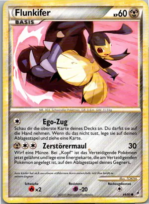 Pokémon-Karte Flunkifer 64/95 Ruf der Legenden